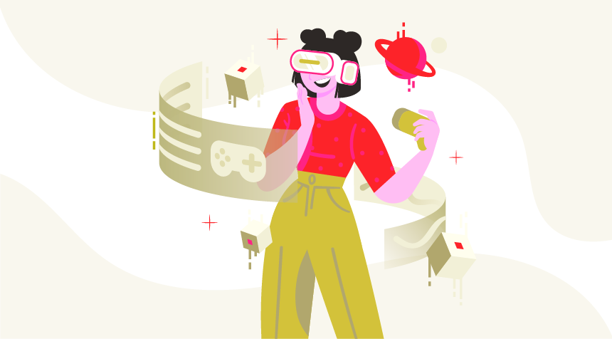 Person being immersed in music