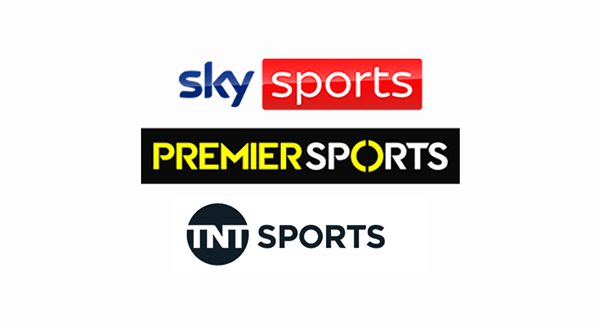 Sky Sports, Premier Sports and TNT Sports logo