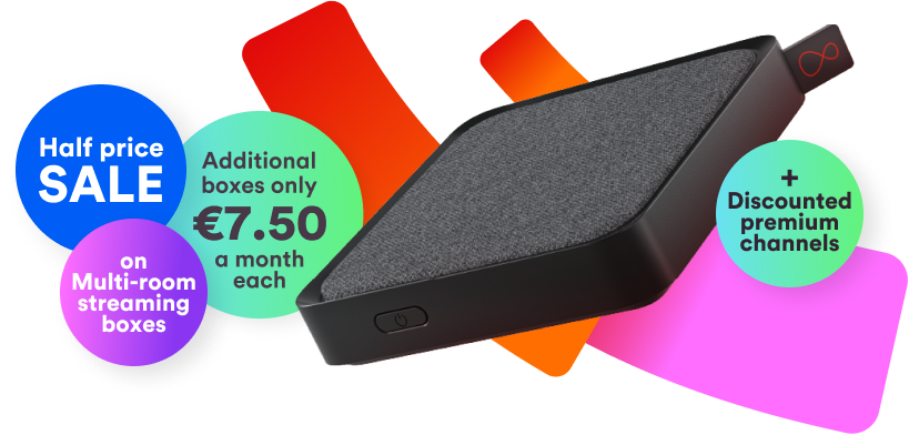 Half price sale. Additional boxes only €7.50 a month each.