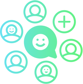 Icon showing a family