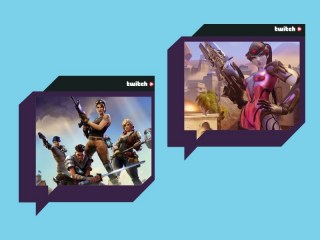 Composite image featuring stills from Overwatch and Fortnite